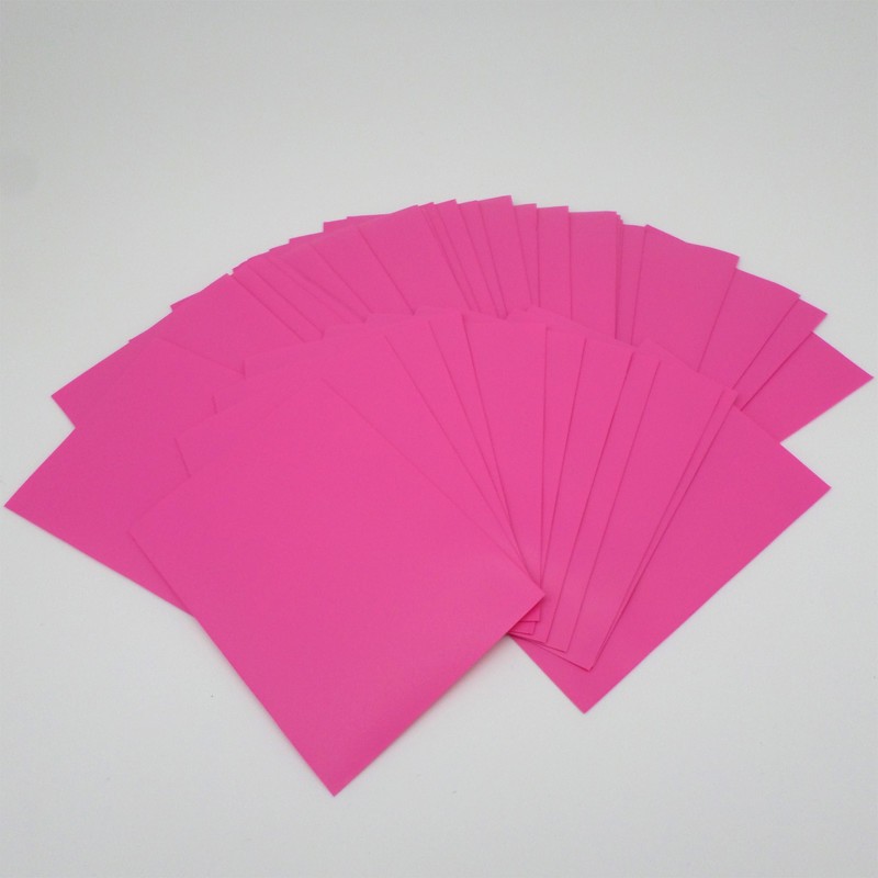 100 Docsmagic Double Mat Pink Card Sleeves