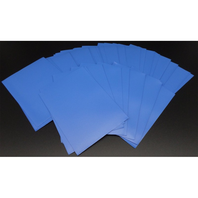 100 Docsmagic.de Double Mat Blue Card Sleeves