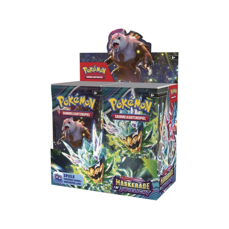 Pokemon Karmesin & Purpur Maskerade im Zwielicht  Booster